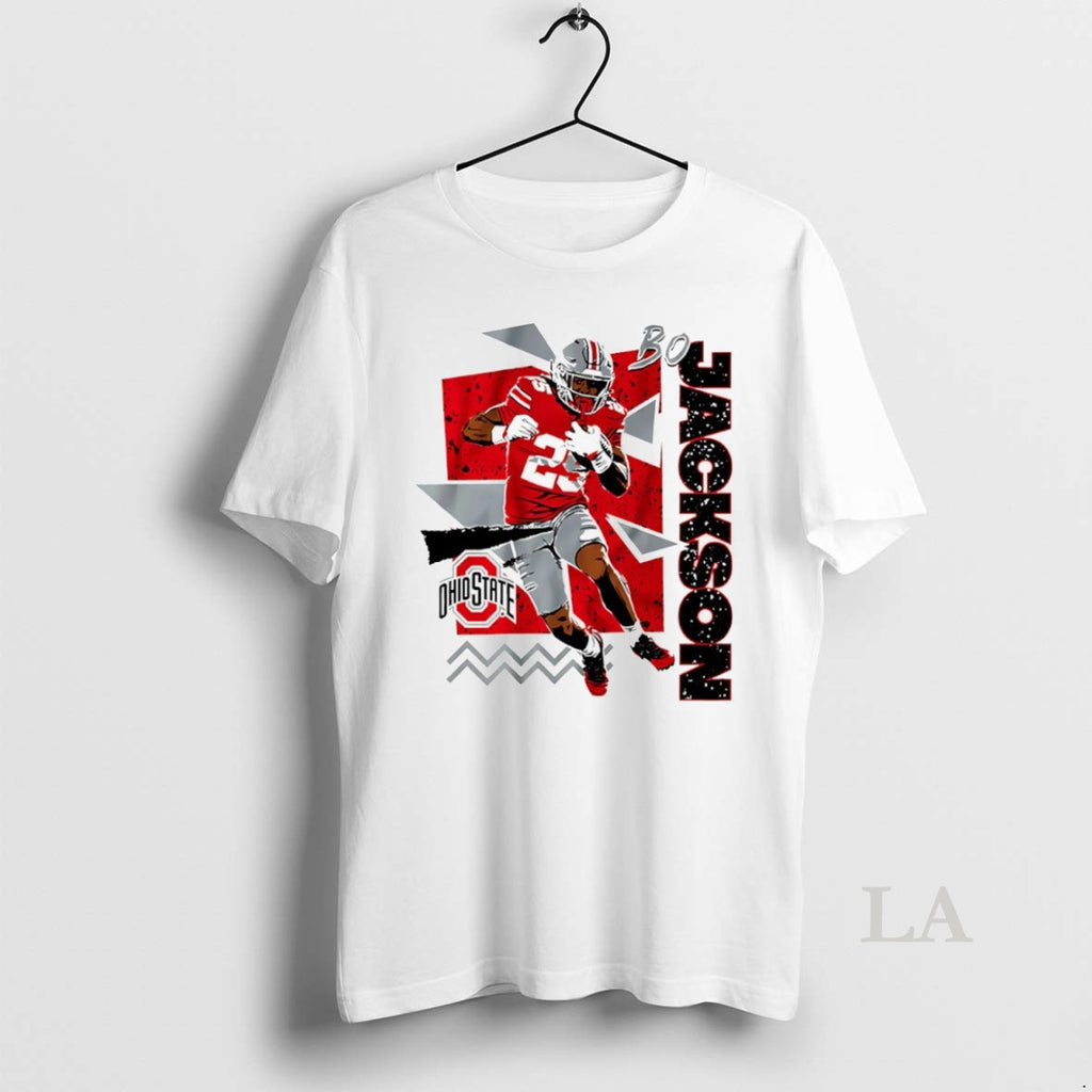 Original Ohio State Bukeyes Football Bo Jackson 90s Style