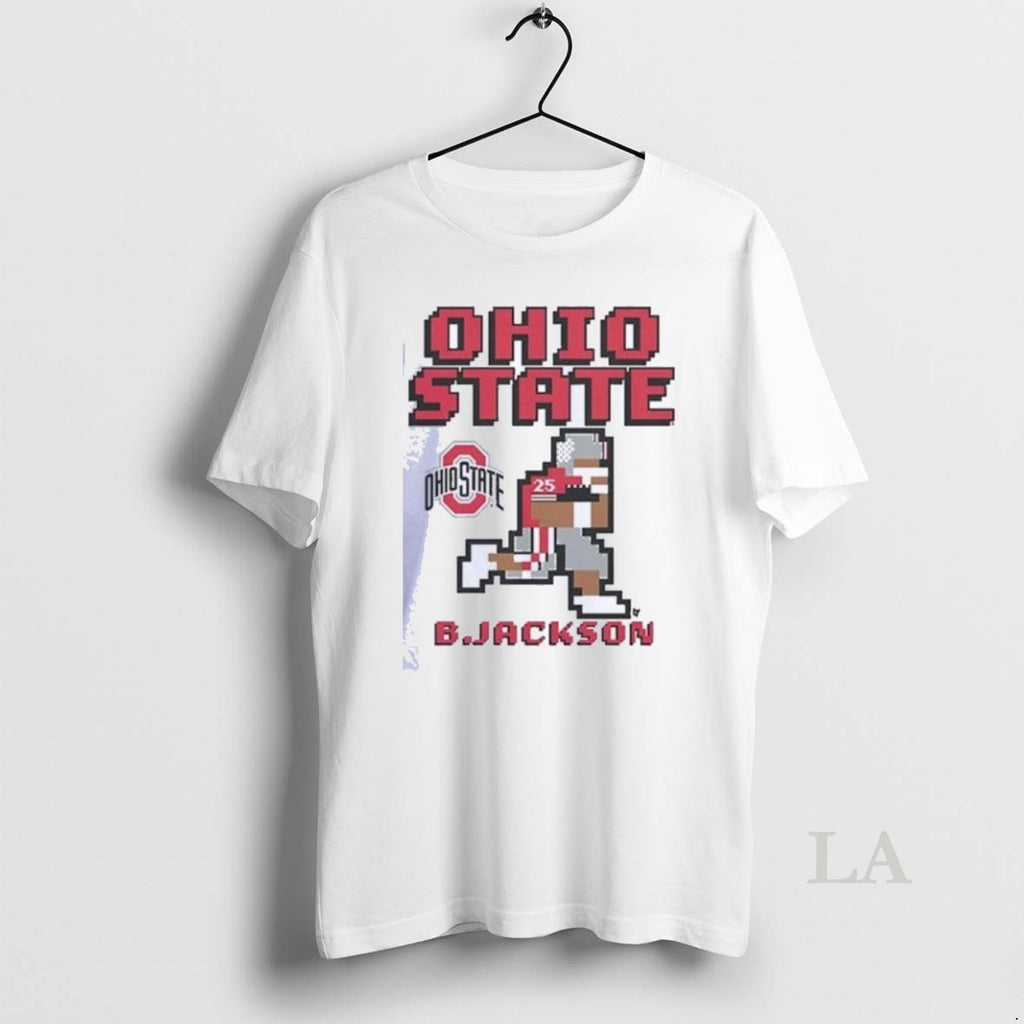 Original Ohio State Football Bo Jackson Retro Baller Shirts