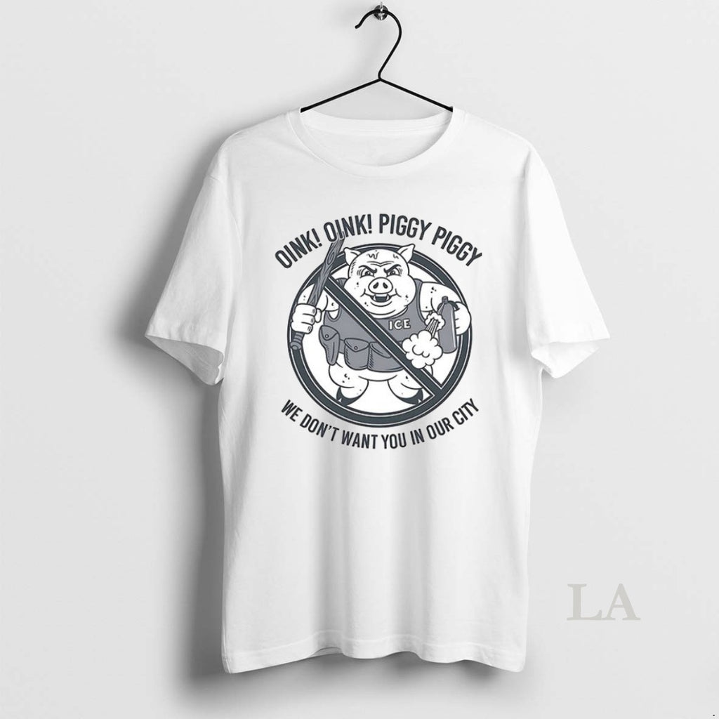Original Oink Oink Piggy Piggy We Dont Want You In Our City Ceramic Ceramic And