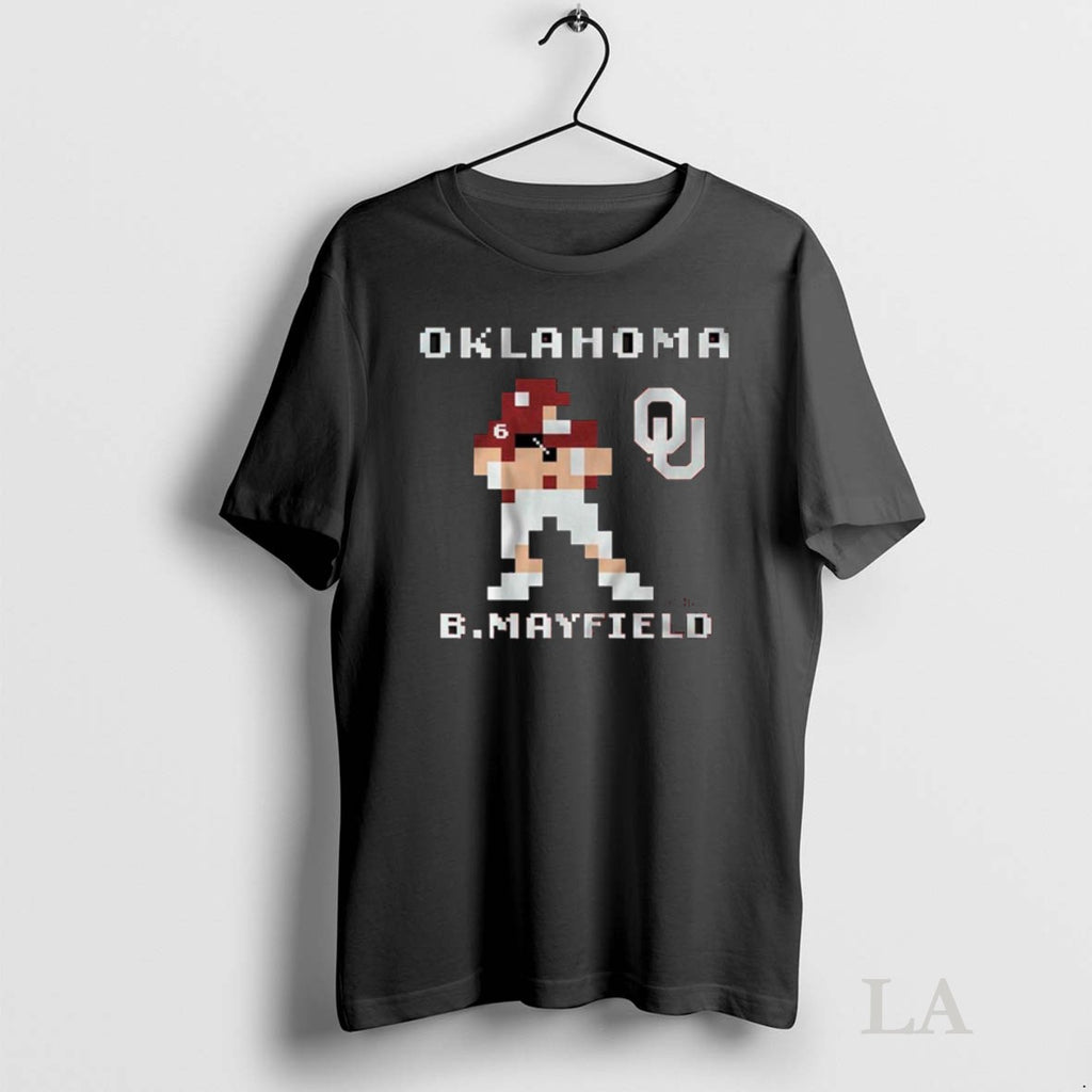 Original Oklahoma Sooners Football Ncaa Baker Mayfield Retro Baller