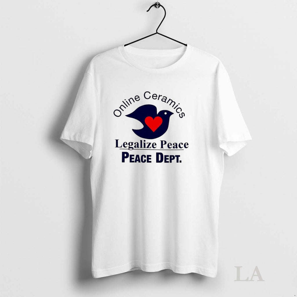 Original Online Ceramics Legalize Peace Peace Dept Dove Heart