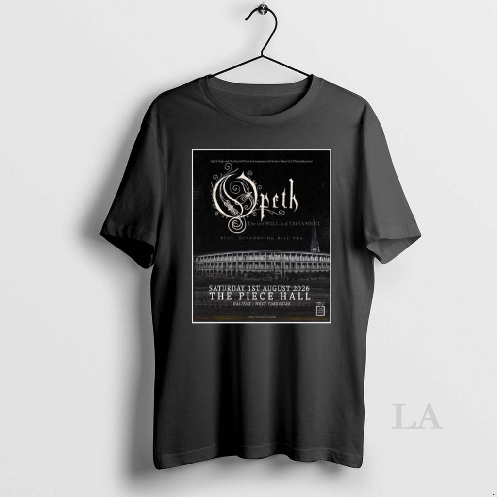 Original Opeth The Piece Hall Concert August 1 2026 Long Sleve