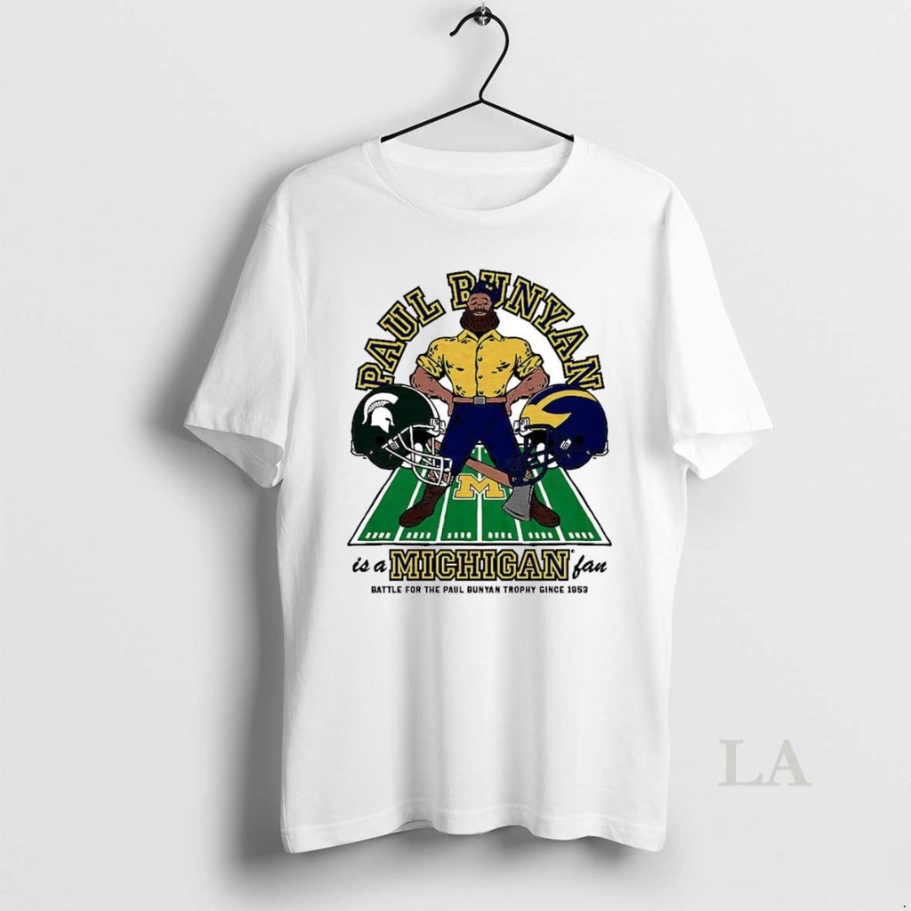 Original Paul Bunyan Is A Michigan Fan Battle For The Paul Bunyan Trophy