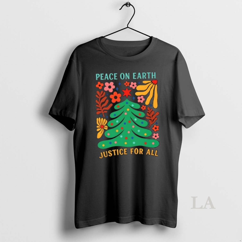 Original Peace On Earth Justice For All Tree