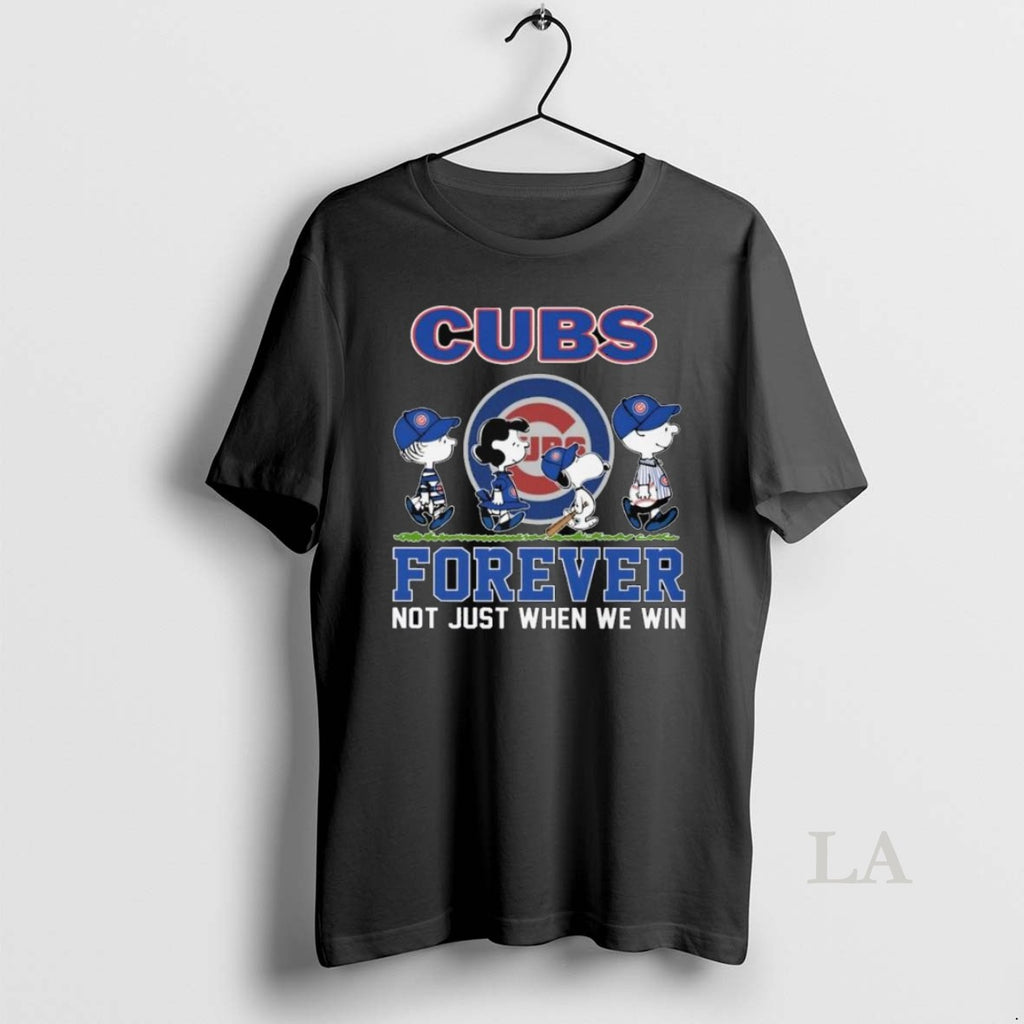 Original Peanut X Chicago Cubs 2025 Postseason Forever Not Just When We Win Long Sleve