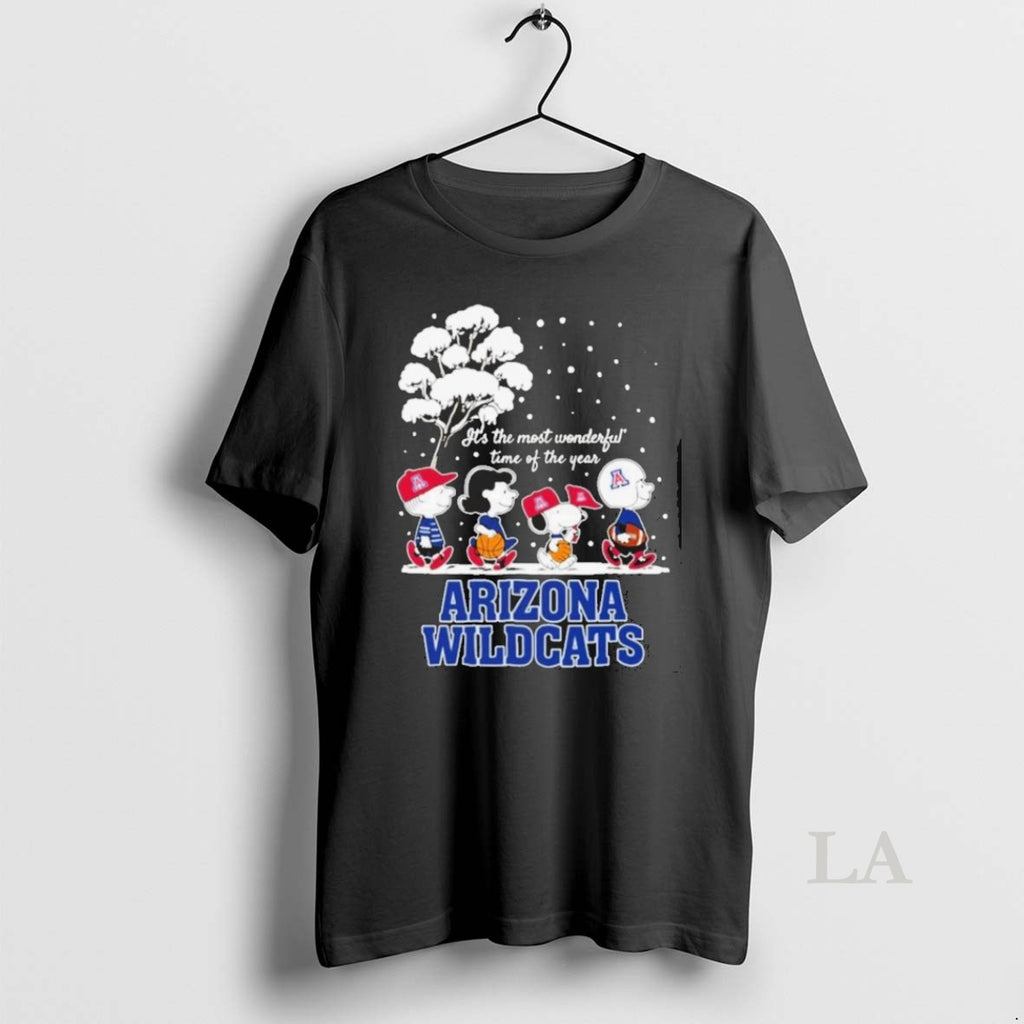Original Peanuts Arizona Wildcats Winter Its The Most Wonderful Time Of The Year 2025