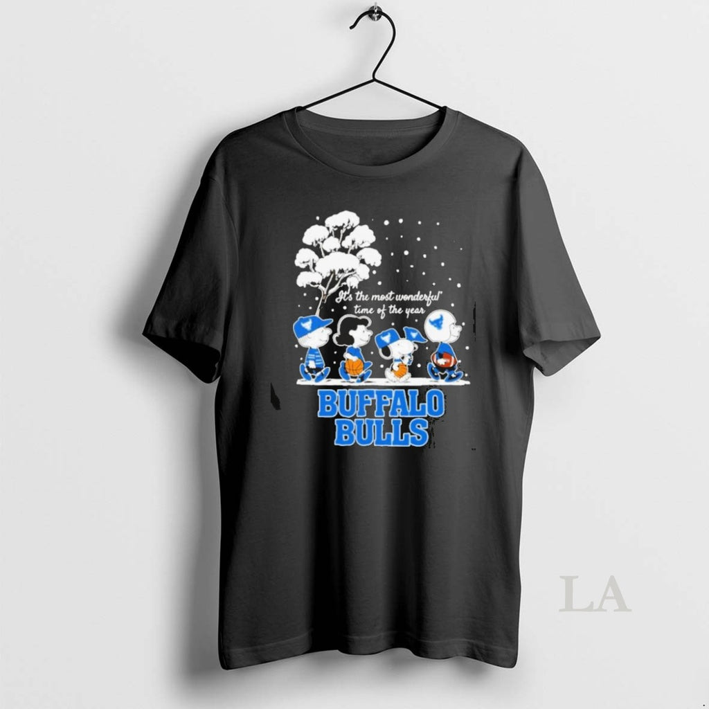 Original Peanuts Buffalo Bulls Winter Its The Most Wonderful Time Of The Year 2025