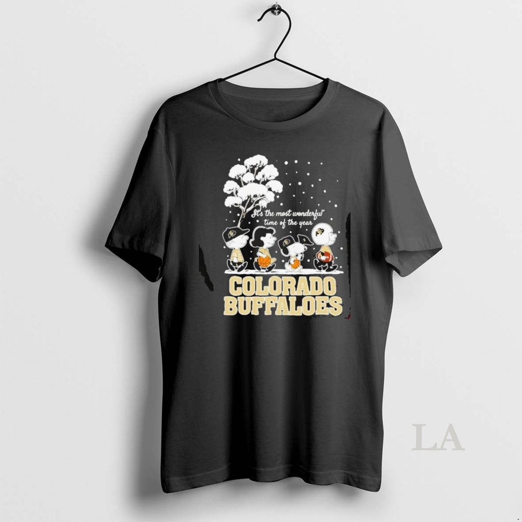 Original Peanuts Colorado Buffaloes Winter Its The Most Wonderful Time Of The Year 2025