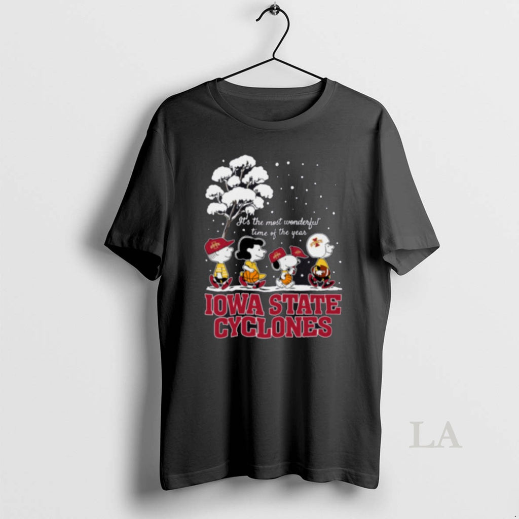 Original Peanuts Iowa State Cyclones Winter Its The Most Wonderful Time Of The Year