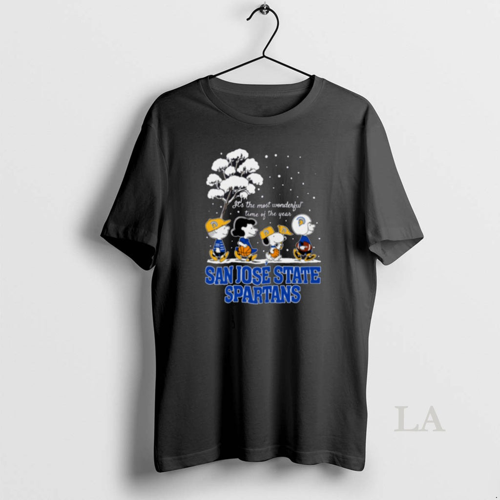 Original Peanuts San Jose State Spartans Winter Its The Most Wonderful Time Of The Year