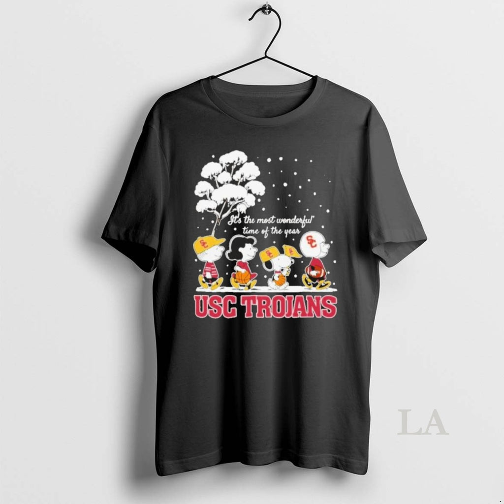 Original Peanuts Usc Trojans Winter Its The Most Wonderful Time Of The Year 2025