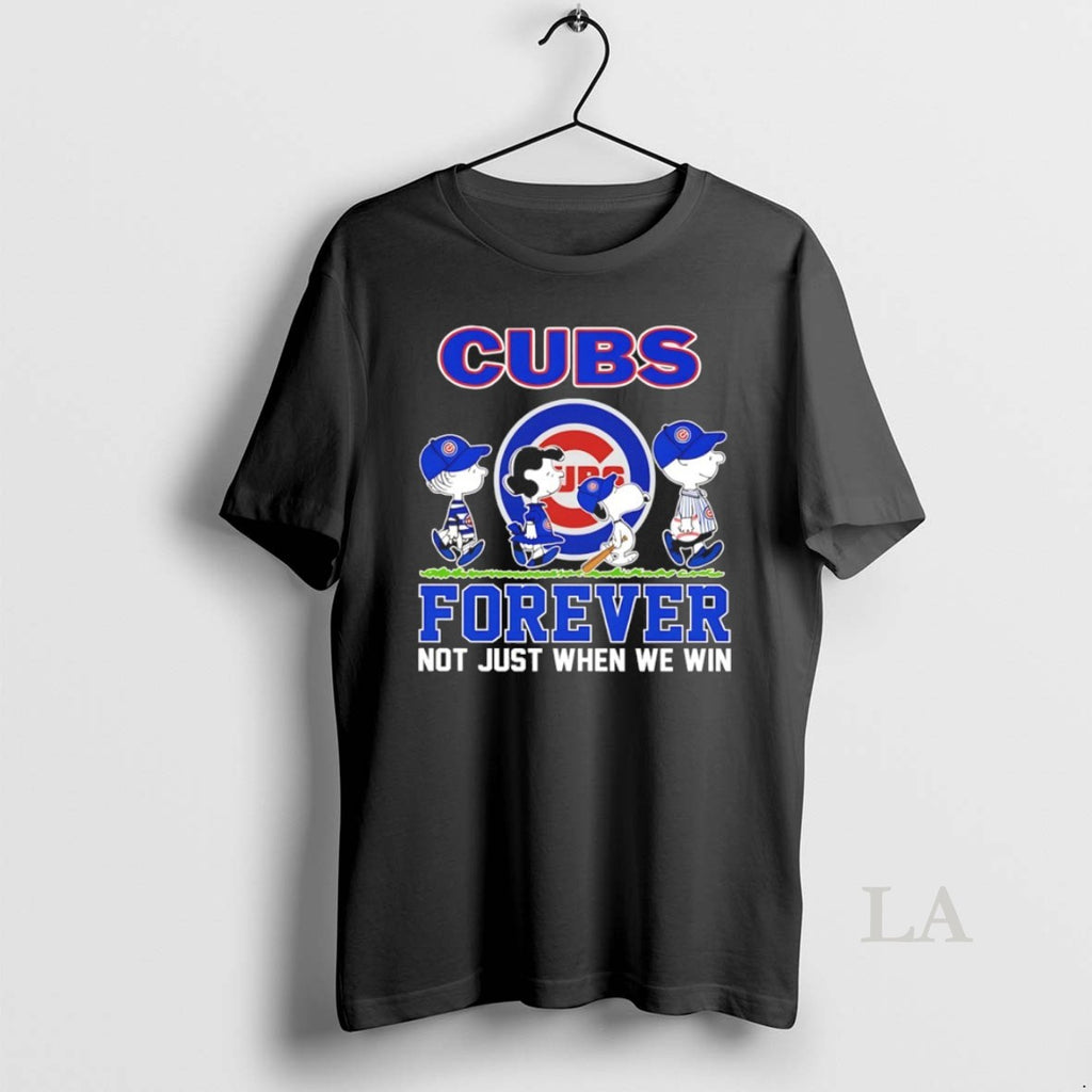 Original Peanuts X Chicago Cubs October Forever Not Just When We Win