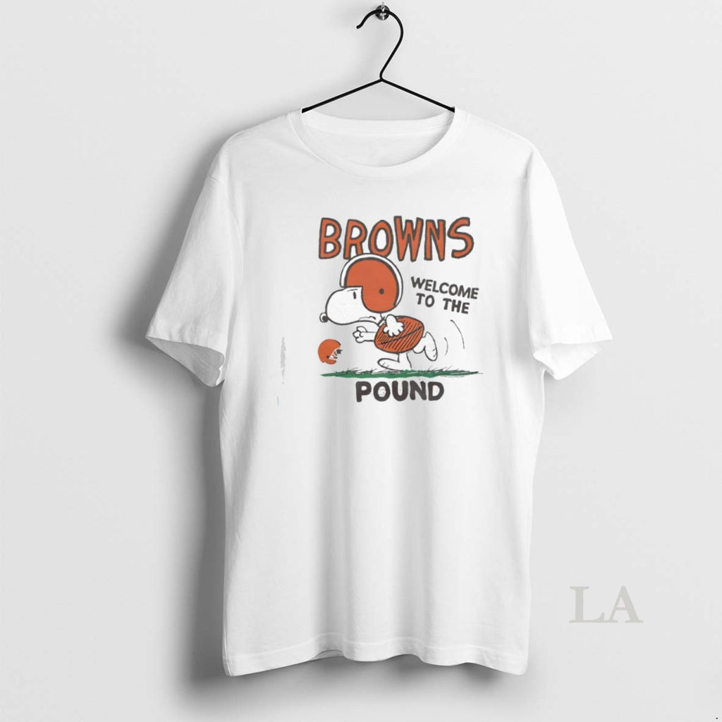 Original Peanuts X Cleveland Browns Welcome To The Pound
