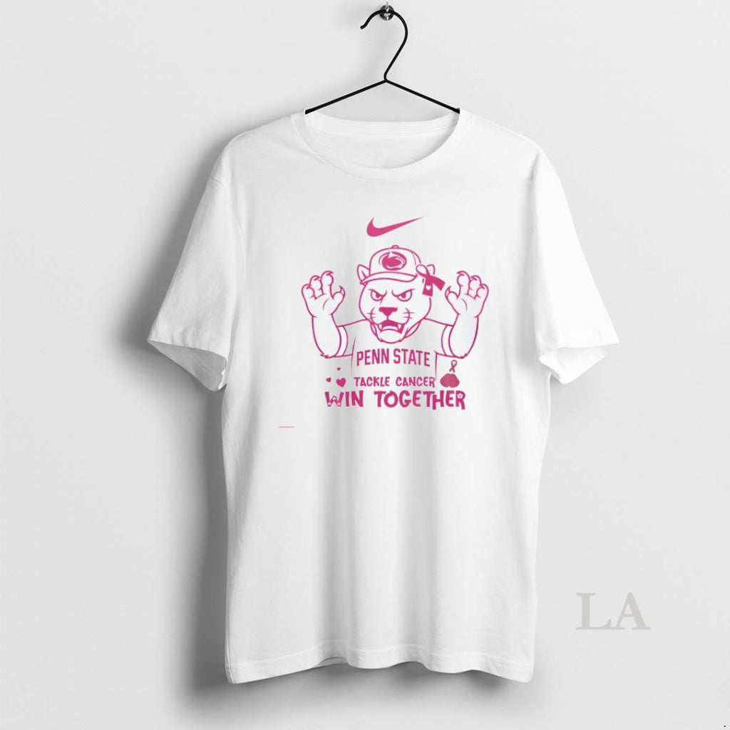 Original Penn State Breast Cancer Awareness Month We Wear Pink In October Tackle Cancer Win