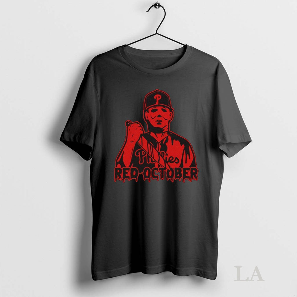 Original Philadelphia Phillies Michael Myers Red October Halloween