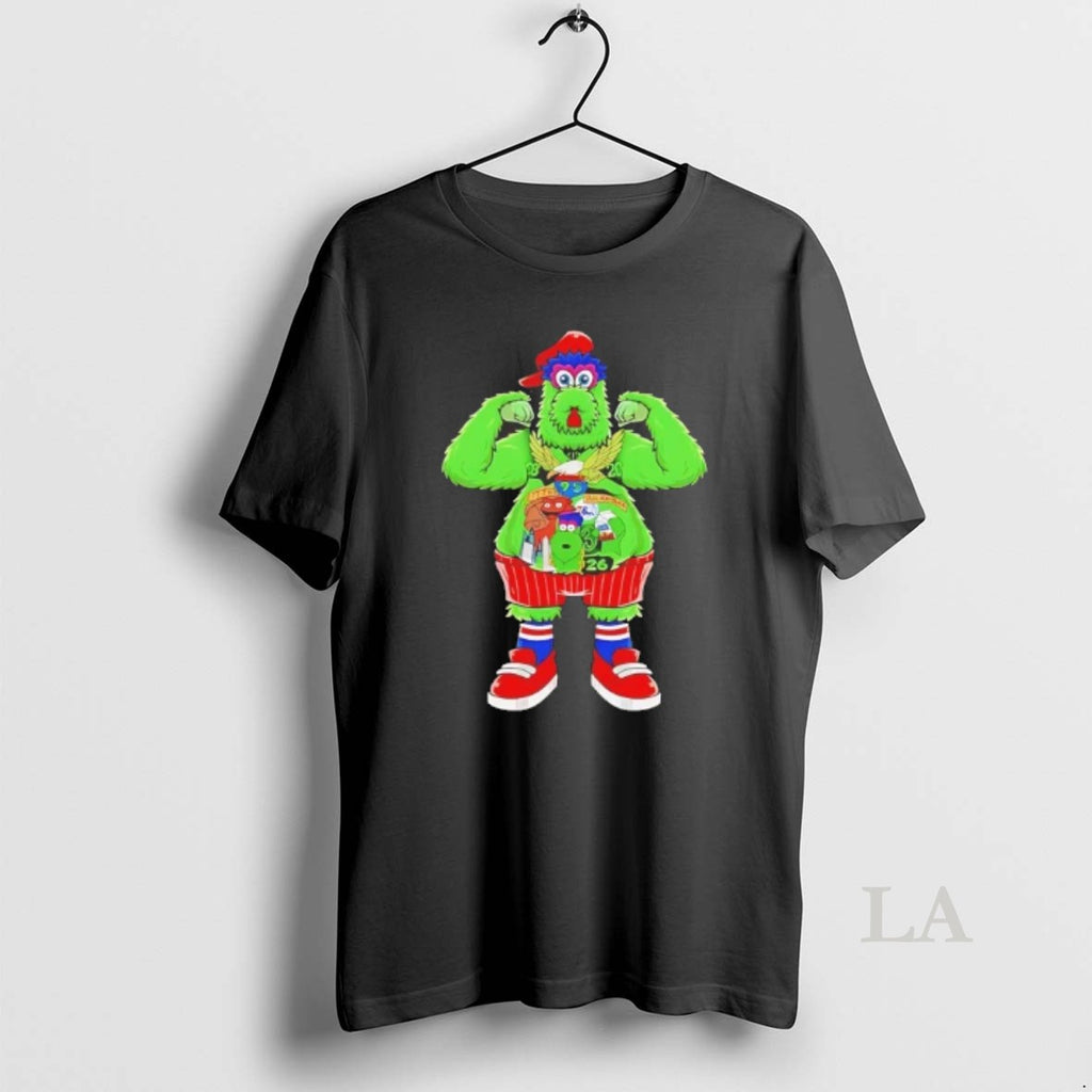 Original Philadelphia Phillies Phanatic Tattoos Dunphy