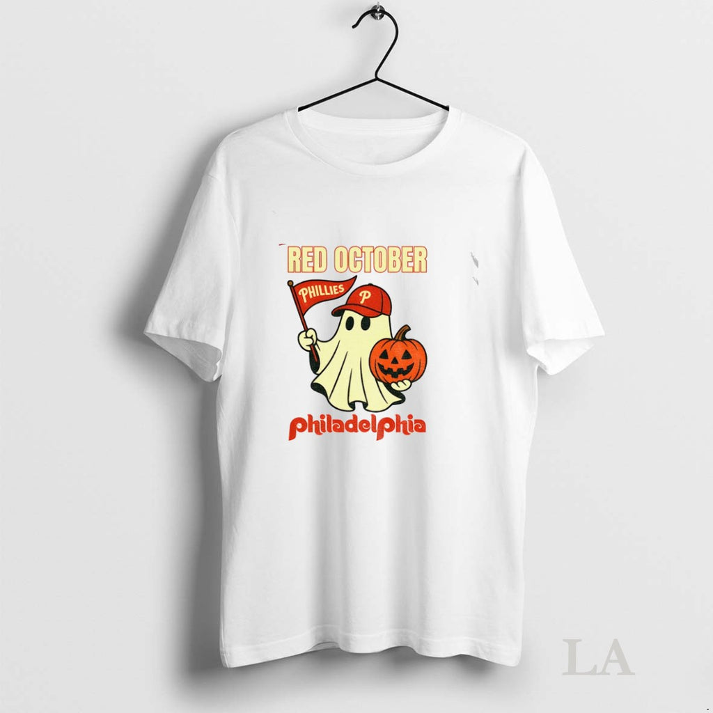 Original Phillies Red October Halloween Ghost