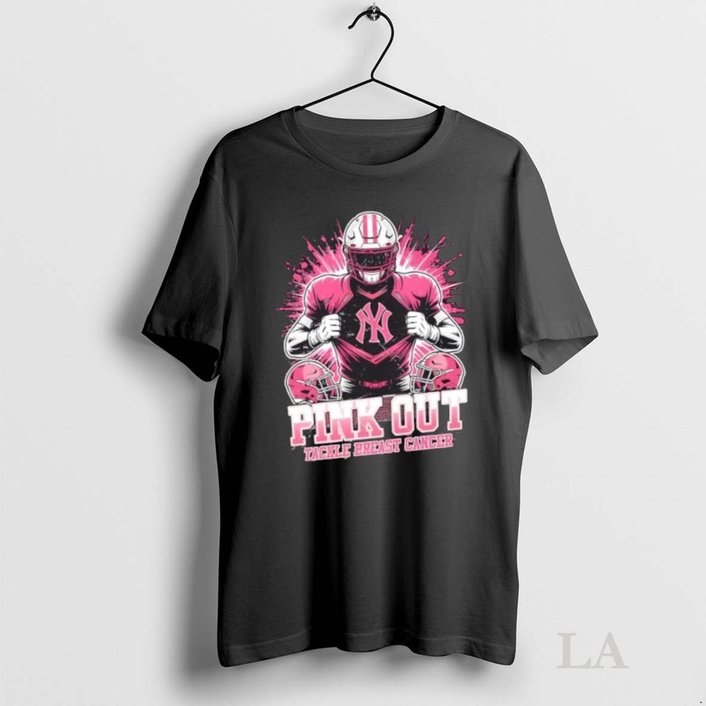 Original Pink Out Tackle Breast Cancer New York Yankees Baseball