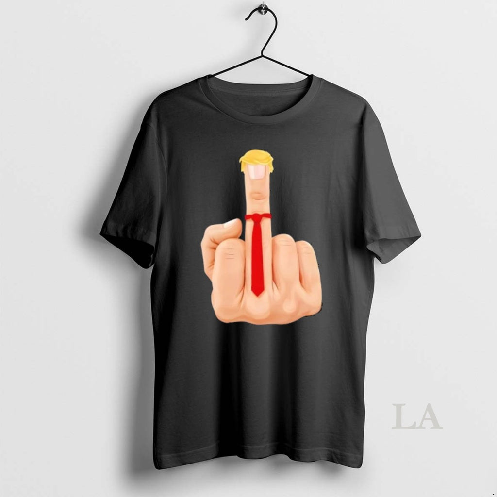 Original Political Middle Finger Trump Hair