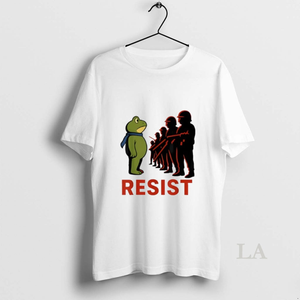 Original Portland 2025 Resist Portland Frog Protest Retro