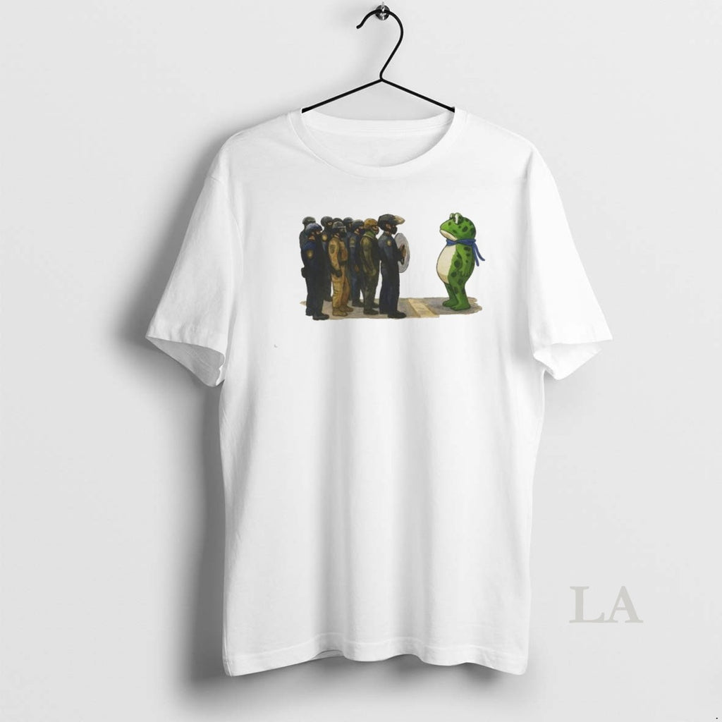 Original Portland Freedom Frog Anti Ice Portland Frog Activist
