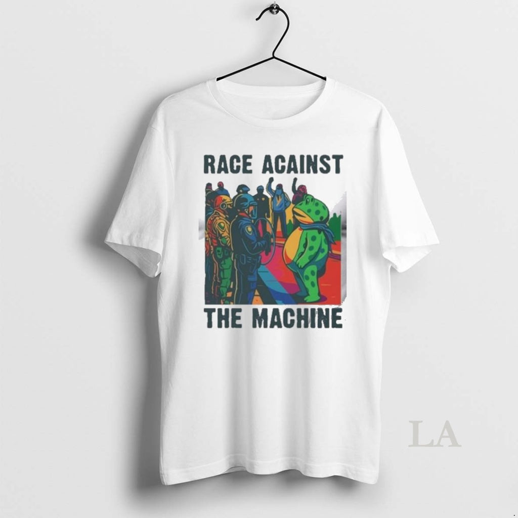 Original Portland Frog Anti Ice Rage Against The Machine T Men
