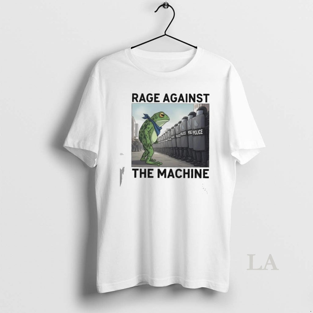 Original Portland Frog Protest Rage Against The Machine Inspired Political Activist Anti Fascism Graphic