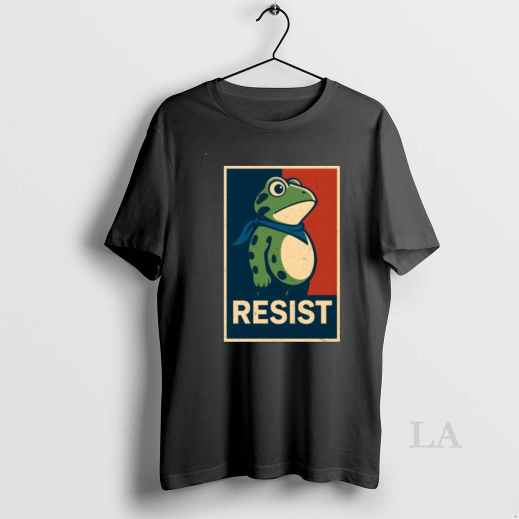 Original Portland Frog Protest Resist Anti Ice