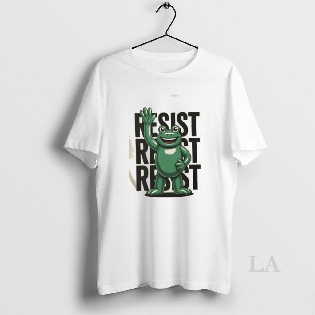 Original Portland Frog Resist Abolish Ice Activist