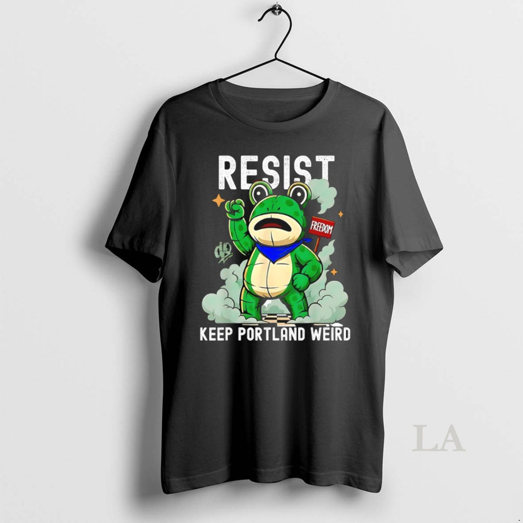 Original Portland Frog Resist Freedom Keep Portland Weird