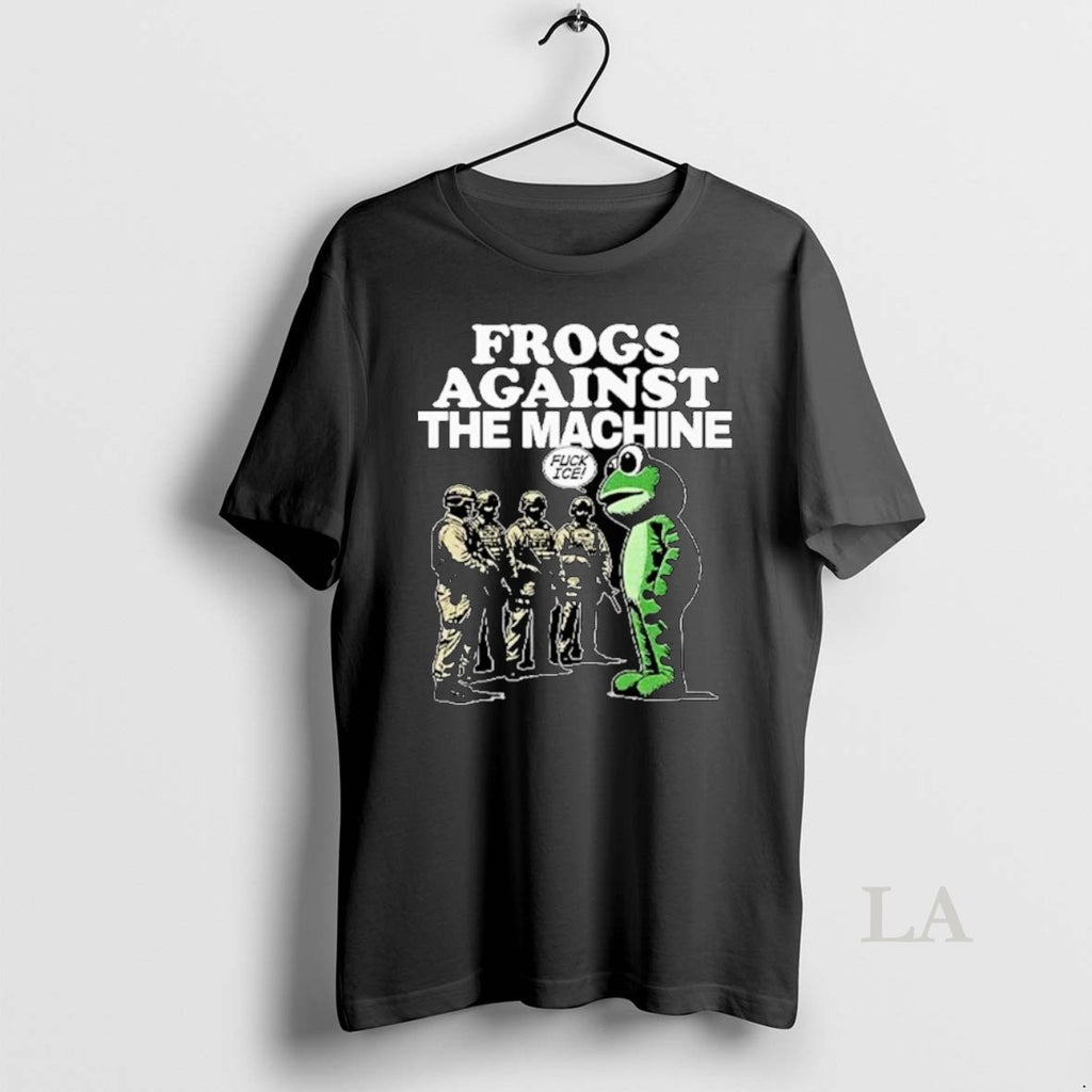 Original Portland Frogs Against The Machine Fuck Ice