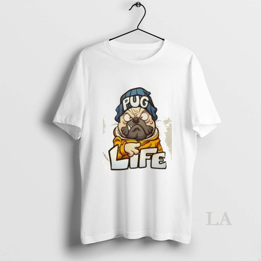 Original Pug Life Gangsta Dog Cartoon