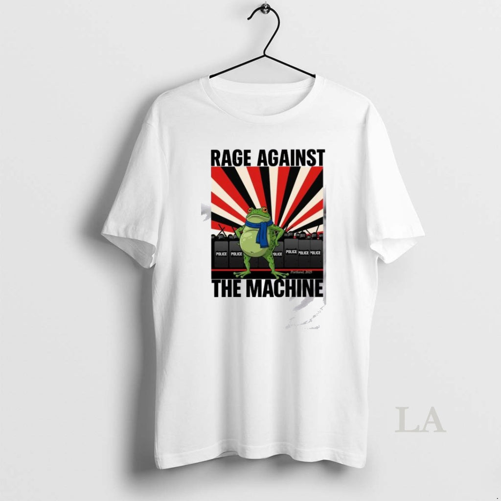 Original Rage Against The Machine Frog Freedom Activist T Men