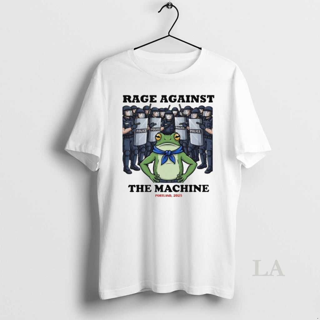 Original Rage Against The Machine Frog Portland 2025 Police