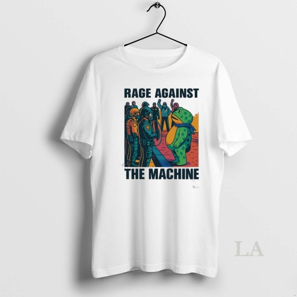 Original Rage Against The Machine Protest Frog Graphic