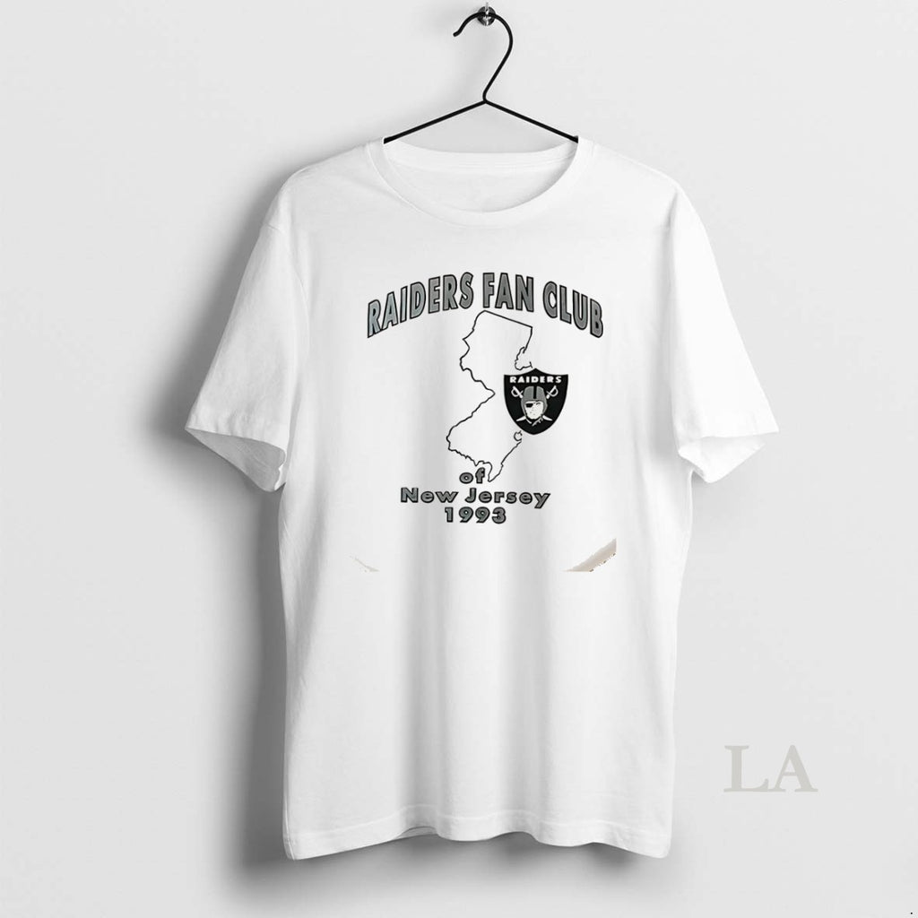Original Raiders Fan Club Of New Jersey 1993 Vintage Football Lovers