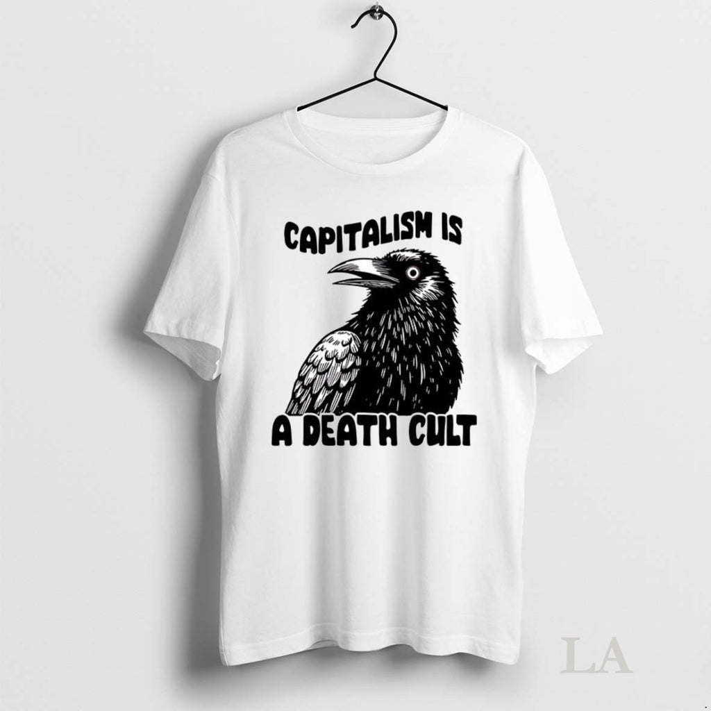 Original Raven Capitalism Is A Death Cult Ceramic Ceramic And Classic Dad Cap