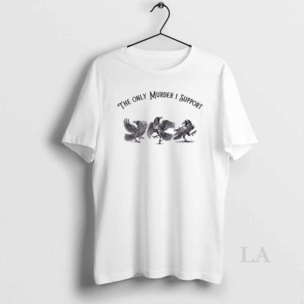 Original Raven The Only Murder I Support Ceramic Ceramic And Classic Dad Cap
