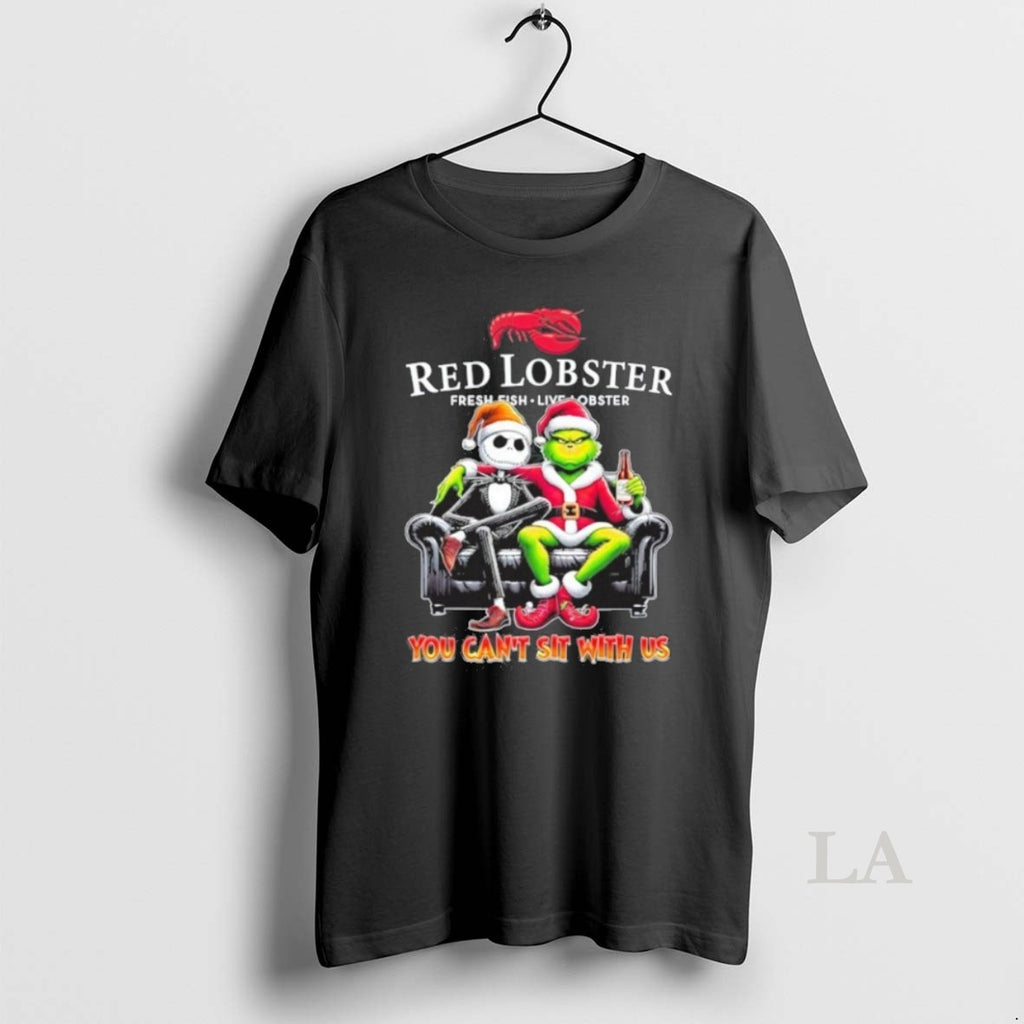 Original Red Lobster Logo Santa Jack And Grinch You Cant Sit With Us