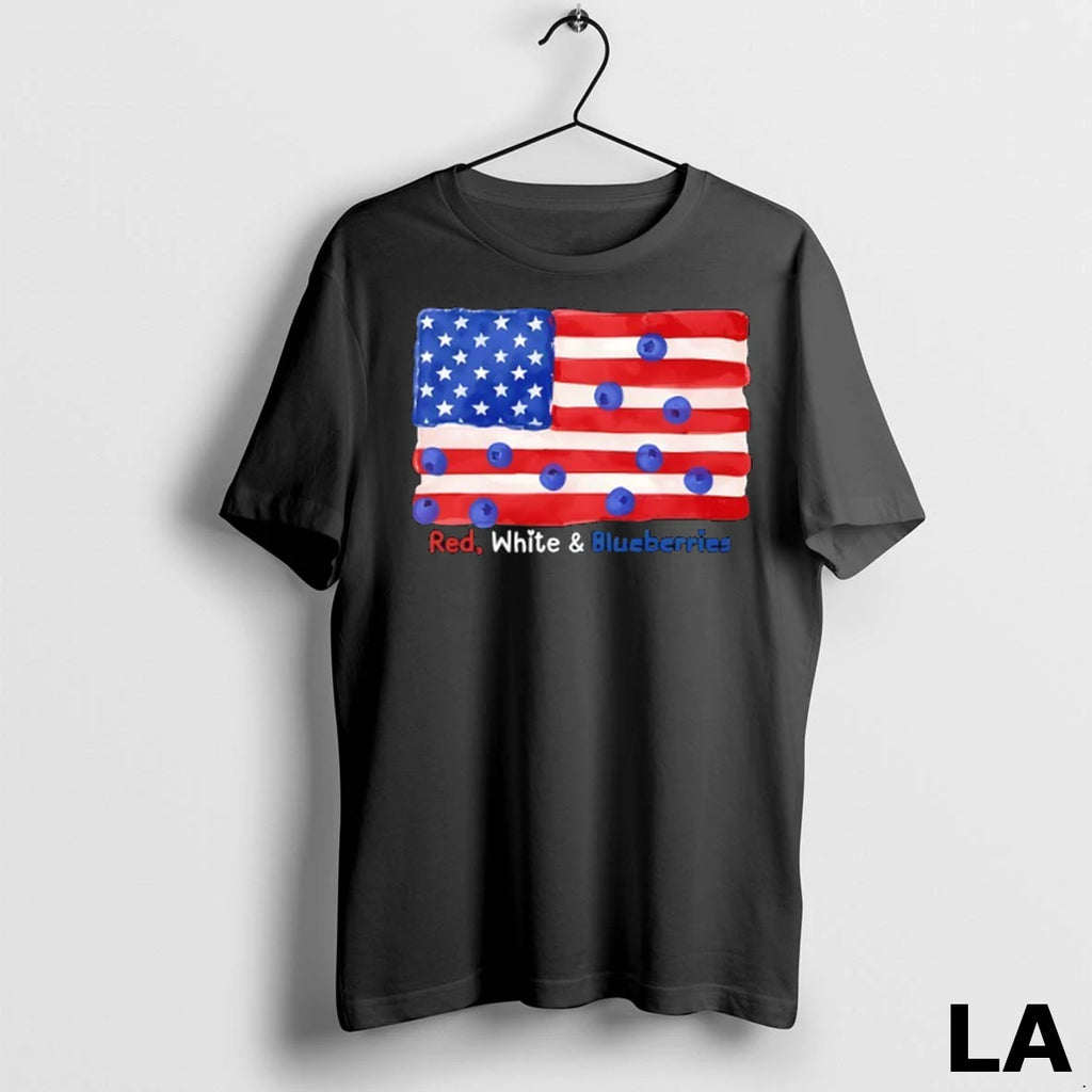 Original Red White And Blueberries Charlie Kirk Us Flag