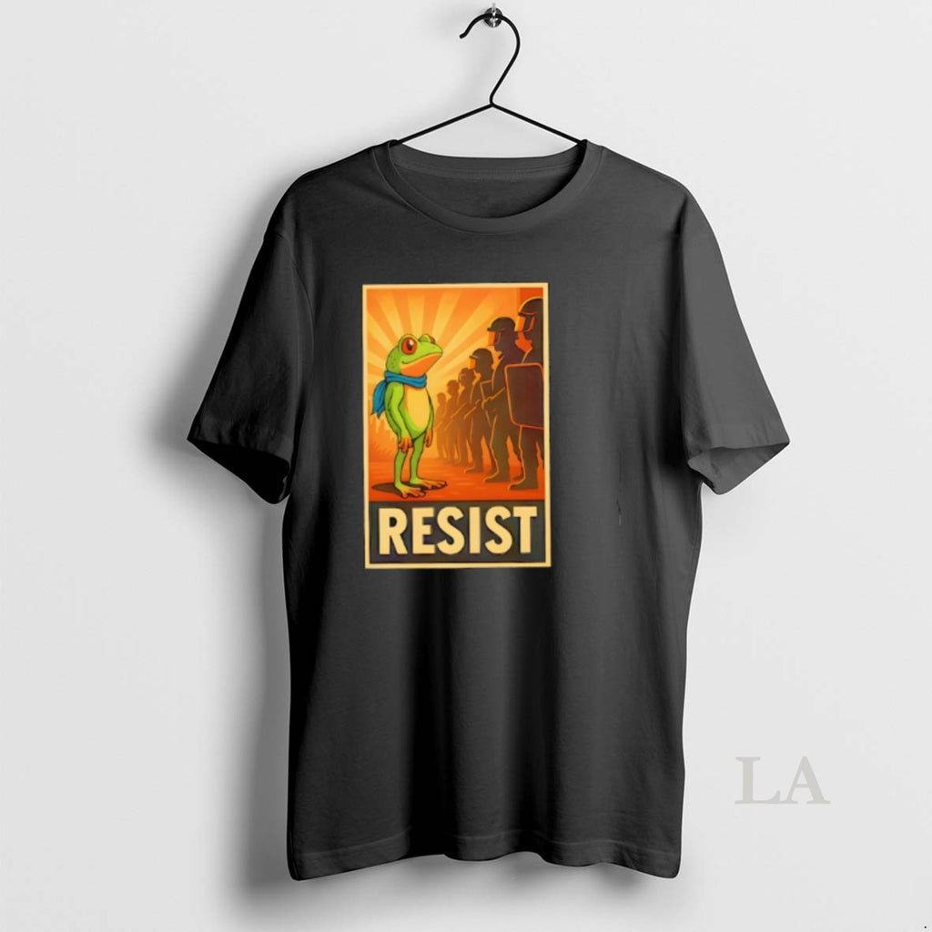 Original Resist Portland Frog Anti Trump Anti Fascism
