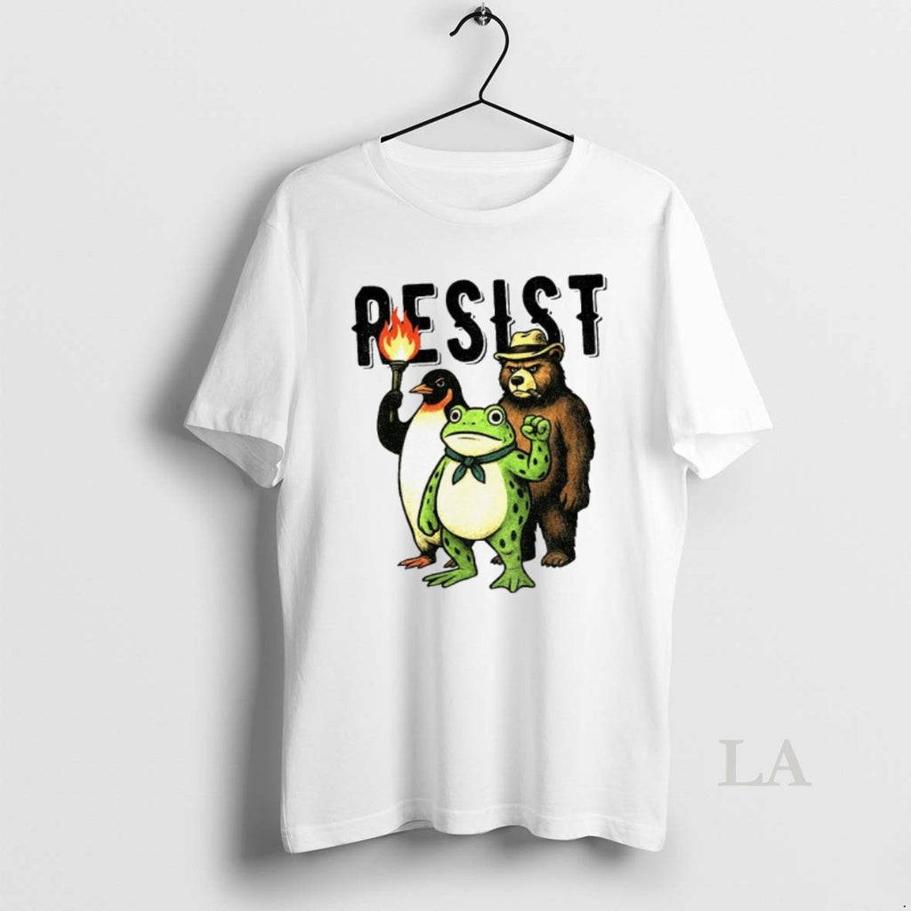 Original Resist Portland Frog Penguin Bear Resist Abolish Ice