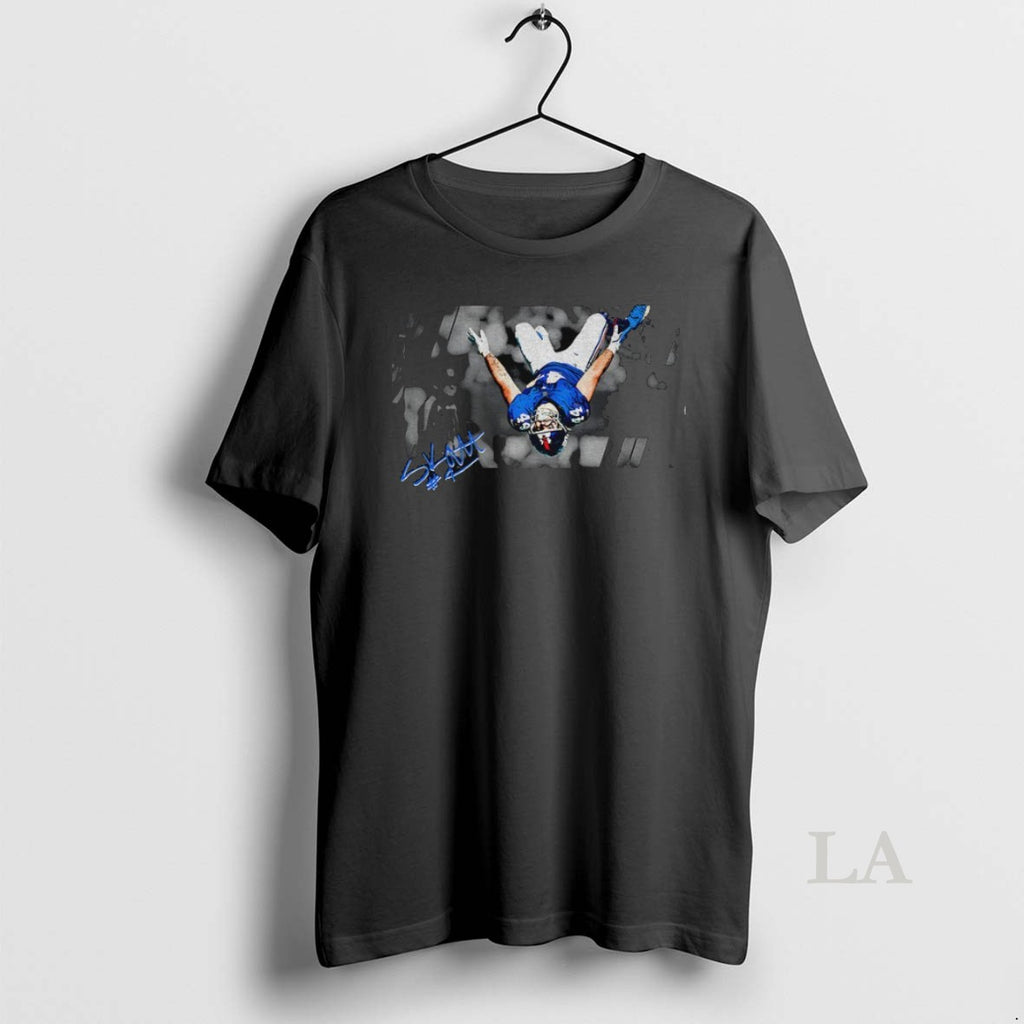Original Retro New York Football Cam Skattebo Backflip Celebration Signature Vintage