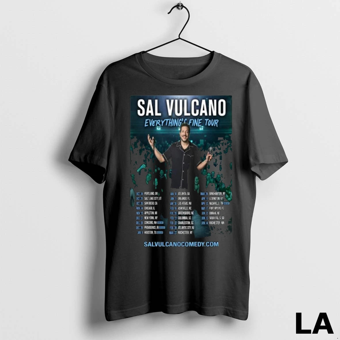 Original Sal Vulcano Everythings Fine Tour 2025 2026 Long Sleve