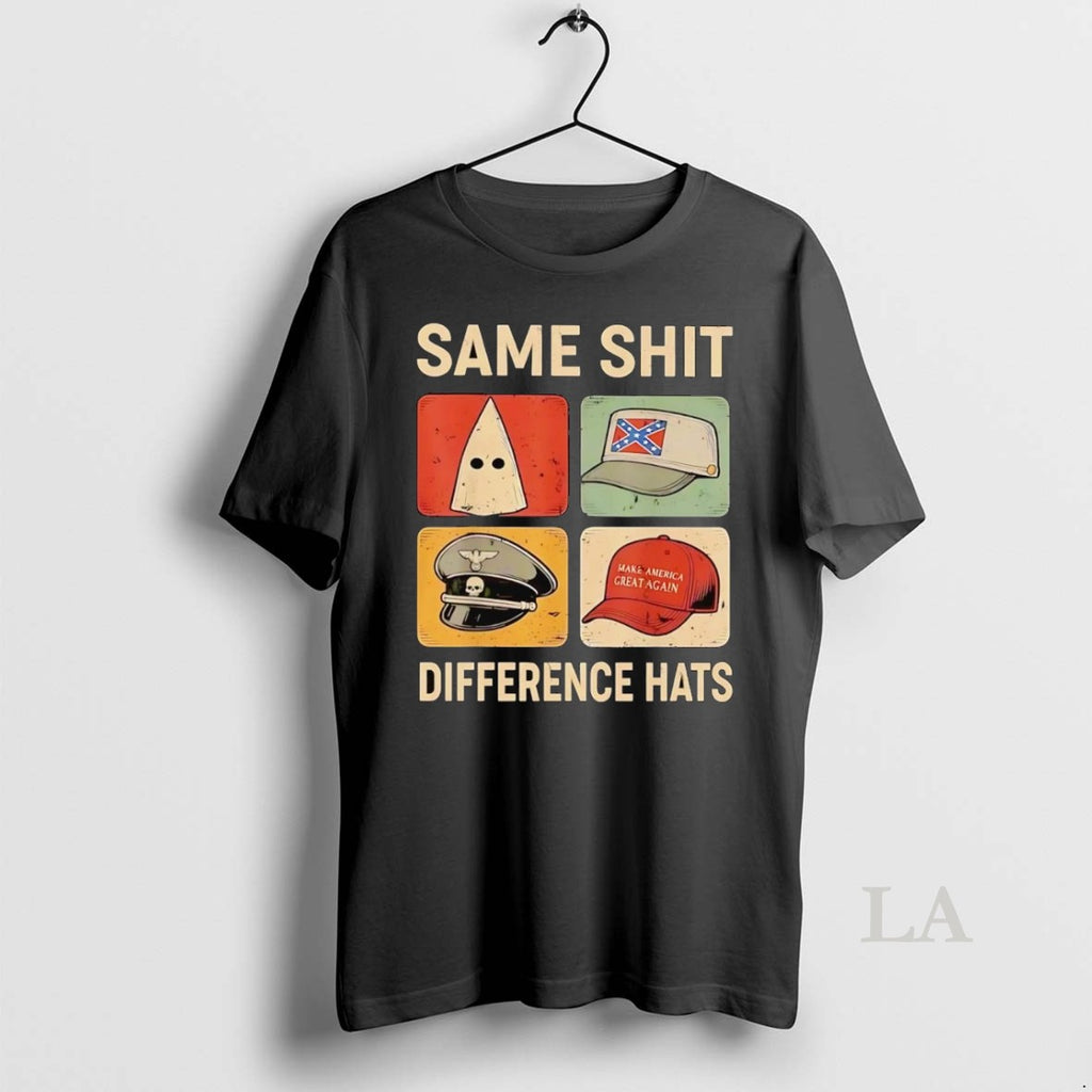 Original Same Shit Difference Hats Ku Klux Klan Red Maga Hat Protest
