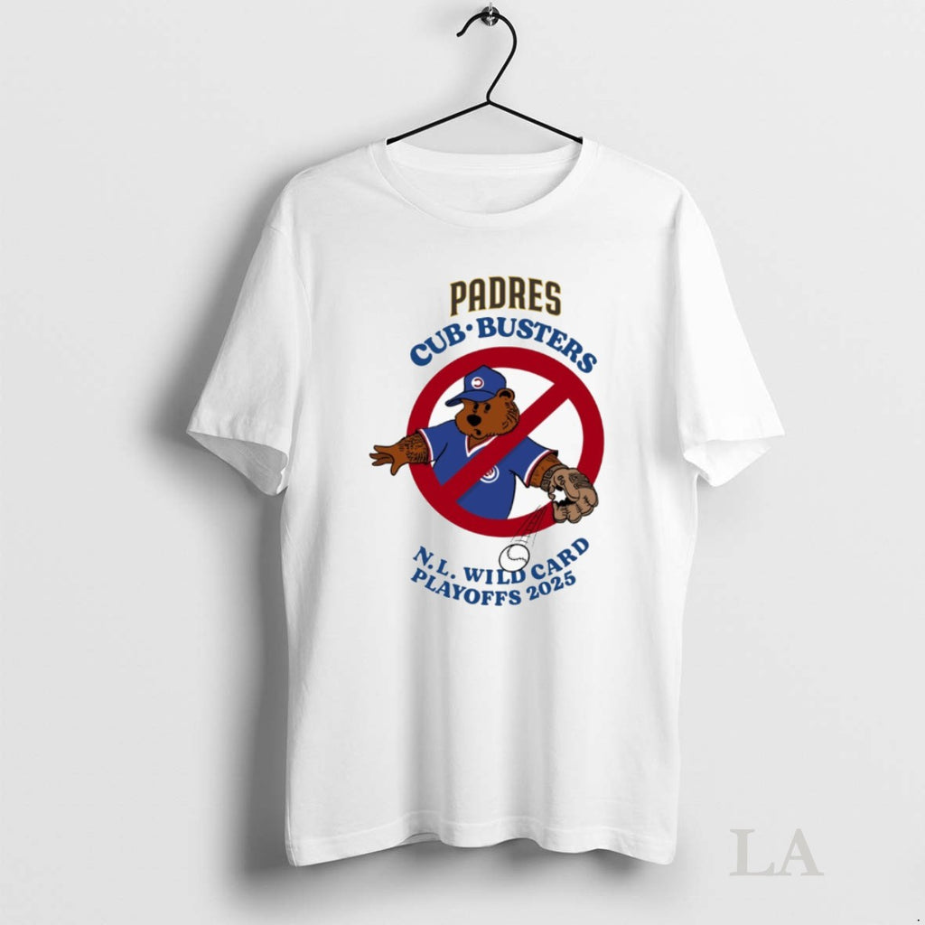 Original San Diego Padres Vs Chicago Cubs Nl Wild Card Playoffs 2025 Graphic