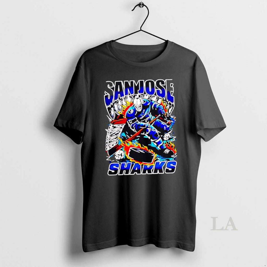 Original San Jose Sharks Skeleton Player Graphic 2025