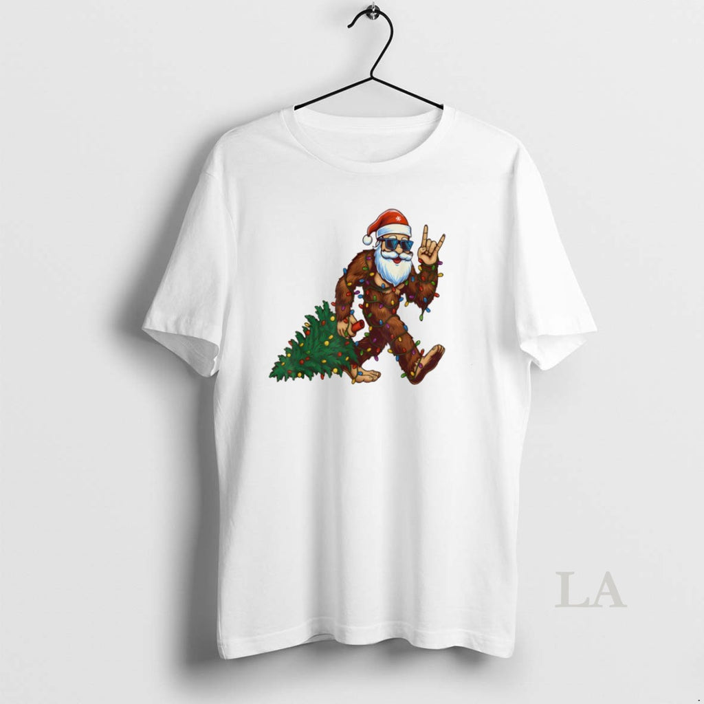 Original Santa Bigfoot Christmas Tree Xmas Christmas