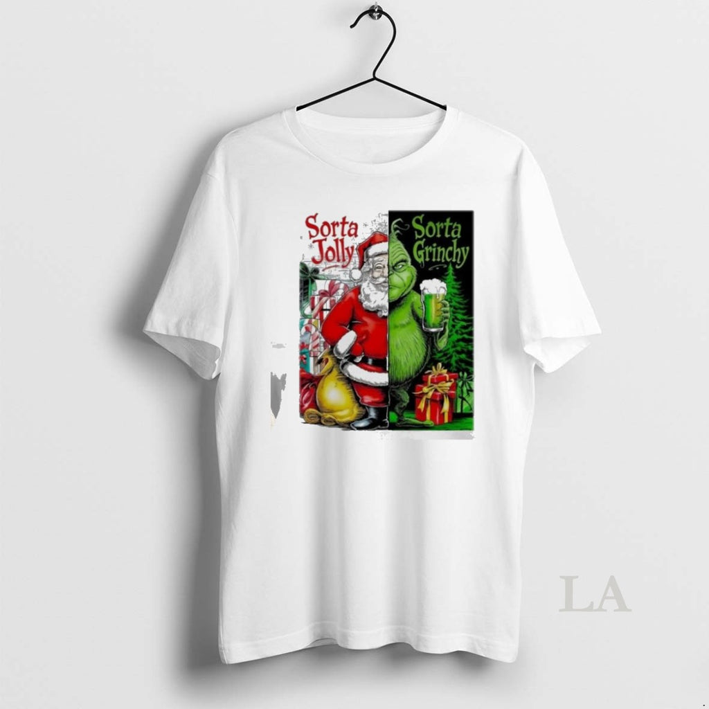 Original Santa Claus X Grinch Sorta Jolly Sorta Grinch Christmas 2025