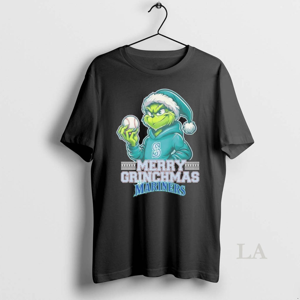 Original Santa Grinch Merry Grinchmas Mariners